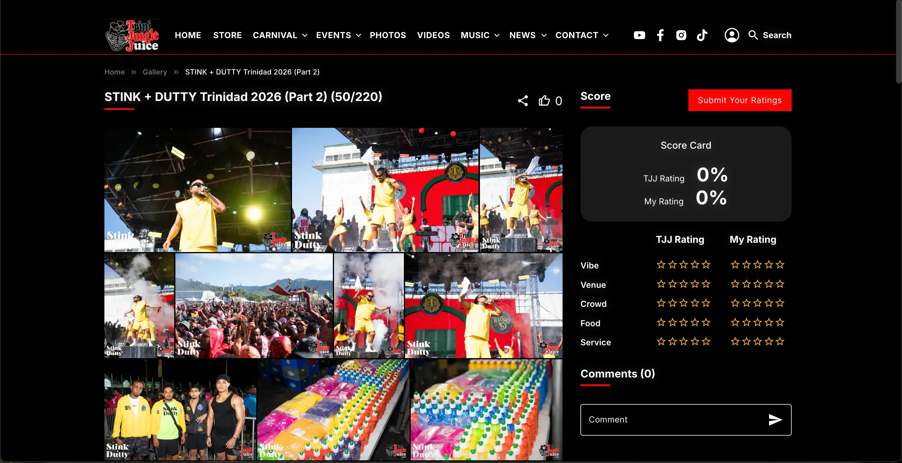 TriniJungleJuice (TJJ) - A Global Carnival Platform