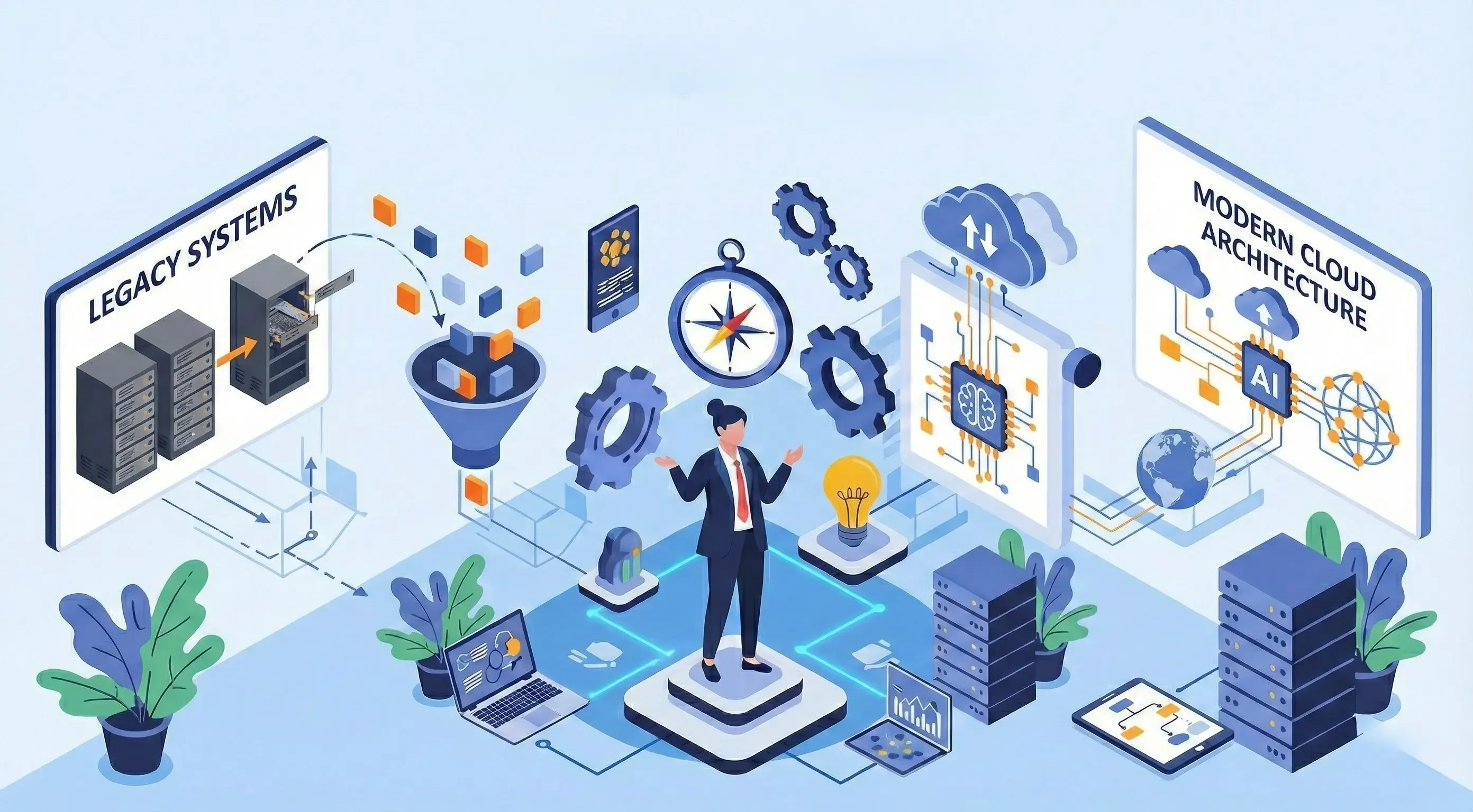 Digital Transformation illustration